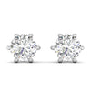 2 Carat Each Solitaire Diamond Studs