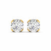 2.1 Carat Each Round Diamond Earring