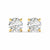 2.28 Carat Gold Diamond Earrings