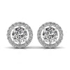 2.5 Carat Centre Round Solitaire Diamond Earring