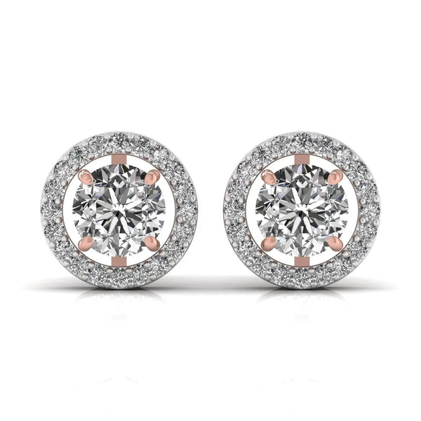 2.5 Carat Centre Round Solitaire Diamond Earring