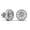 2.5 Carat Centre Round Solitaire Diamond Earring