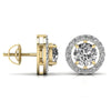 2.5 Carat Centre Round Solitaire Diamond Earring