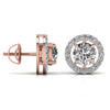 2.5 Carat Centre Round Solitaire Diamond Earring