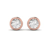 2.5 Carat Each Solitaire Diamond Earring
