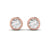 2.5 Carat Each Solitaire Diamond Earring