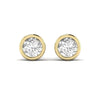 2.5 Carat Each Solitaire Diamond Earring