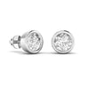 2.5 Carat Each Solitaire Diamond Earring