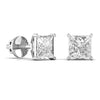 2.5 Carat Solitaire Diamond V-shaped Earrings