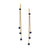 Noir Black Diamond Briolette Drop Earrings