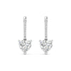 1 Carat Each Heart Delight Diamond Earrings