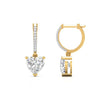 1 Carat Each Heart Delight Diamond Earrings
