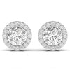 3.5 Carat Each Round Solitaire Diamonds Earring