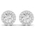 3.5 Carat Each Round Solitaire Diamonds Earring