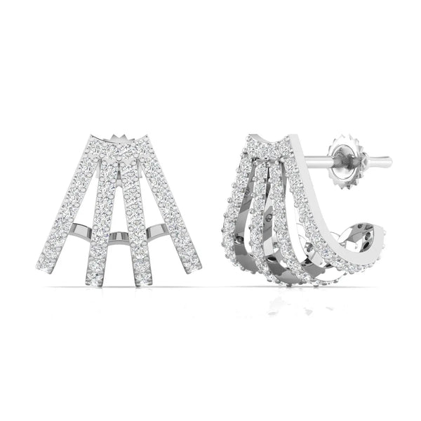 Arc Radiance Diamond Earrings