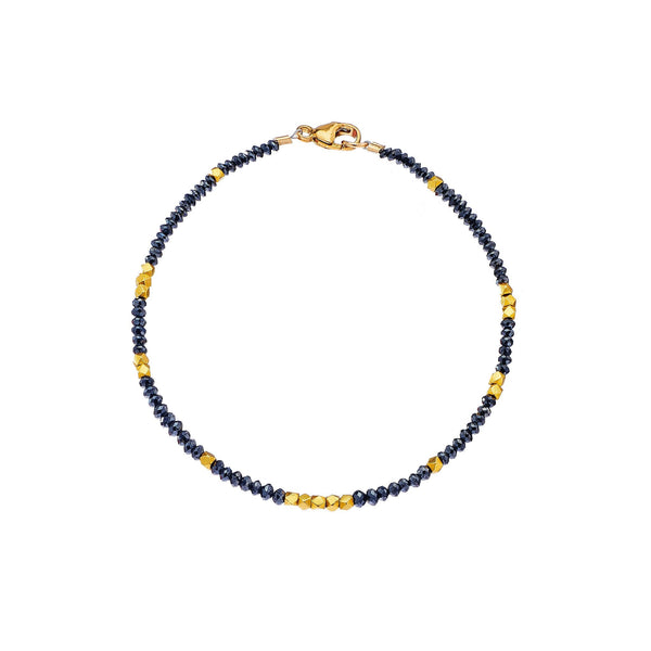 Noir Black Diamond and Gold Bracelet