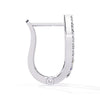 Baguette and Round Diamond Hoops