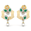 Bold Green Drop Earrings for Women