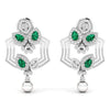 Bold Green Drop Earrings for Women