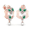 Bold Green Drop Earrings for Women