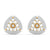 Brilliant Diamond Cluster Earrings
