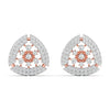 Brilliant Diamond Cluster Earrings