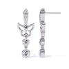 Butterfly Diamond Charm Earrings
