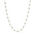 Leila Black Diamond Chain with Gold Cubes