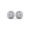 Centre 1 Carat Each Diamond Earrings