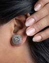 Centre 1 Carat Each Diamond Earrings