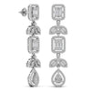 Chainlet Dangler Diamond Earrings