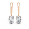 Classic Dangle Diamond Earrings