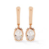 Classic Dangle Diamond Earrings