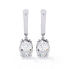 Classic Dangle Diamond Earrings