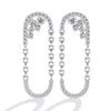 Classic DiamondU-Hoop Earrings