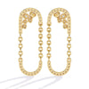 Classic DiamondU-Hoop Earrings