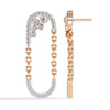Classic DiamondU-Hoop Earrings