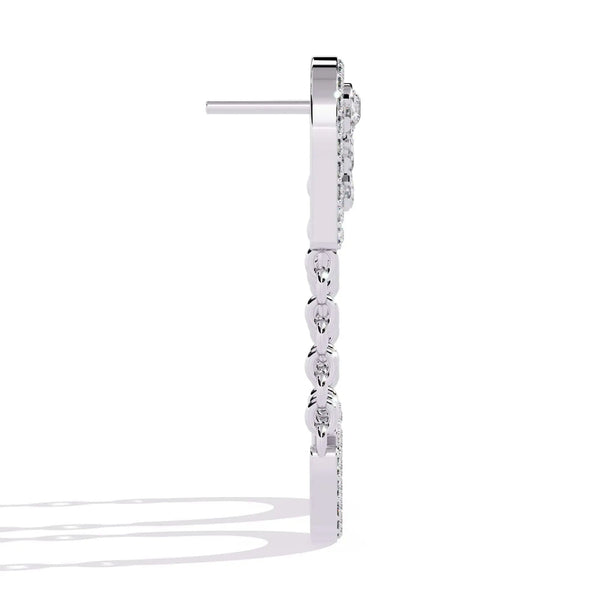 Classic DiamondU-Hoop Earrings