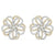 Classic Floral Diamond Earrings