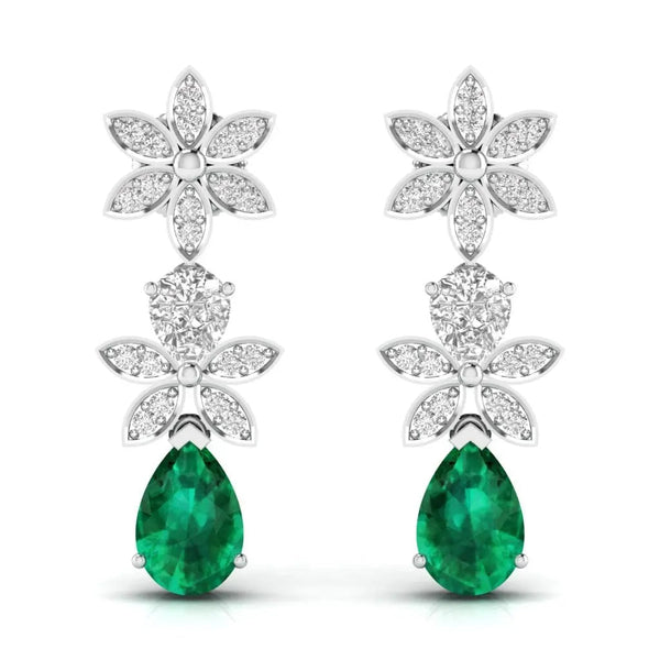 Classy Diamond Dangler Earrings