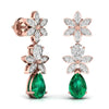 Classy Diamond Dangler Earrings