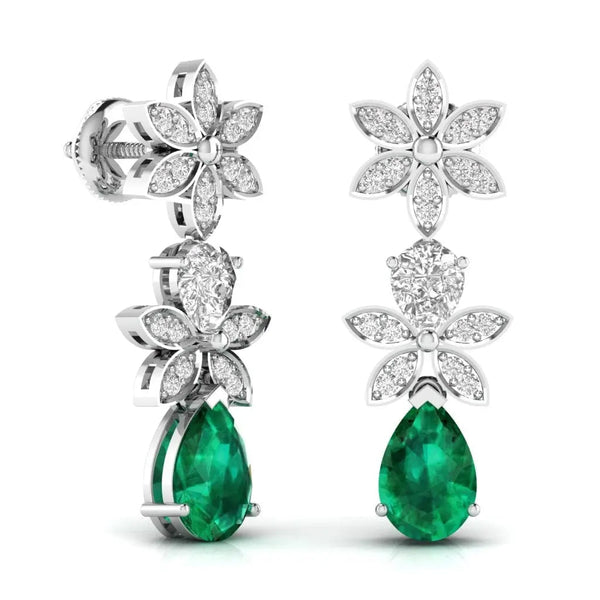 Classy Diamond Dangler Earrings
