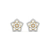 Cluster Diamond Floral Studs