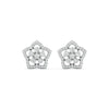 Cluster Diamond Floral Studs