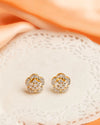 Cluster Setting Diamond Earrings