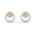 Contemporary Design Diamond Earrings