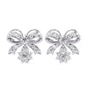 Dainty Bow Diamond Earring
