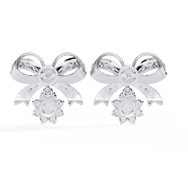Dainty Bow Diamond Earring