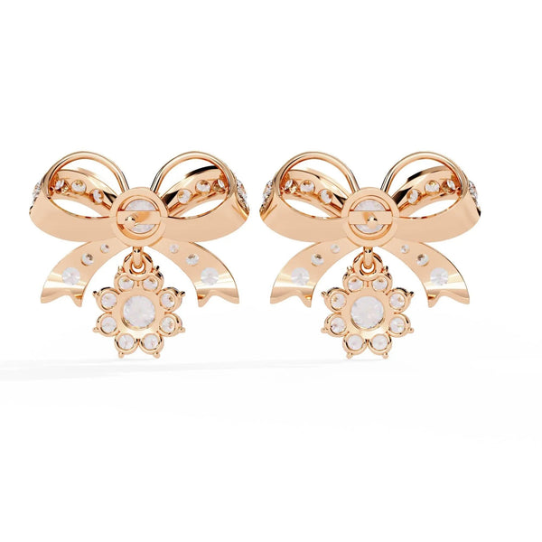 Dainty Bow Diamond Earring