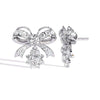 Dainty Bow Diamond Earring